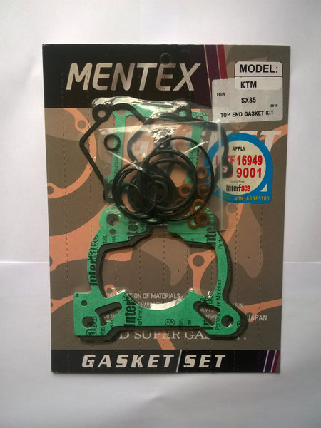 KTM SX85 Top End Gasket Set. Mentex
